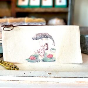 Whimsical makeup/pencil bag